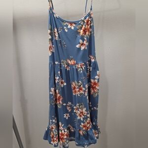 Lovely Melody Blue Floral Dress